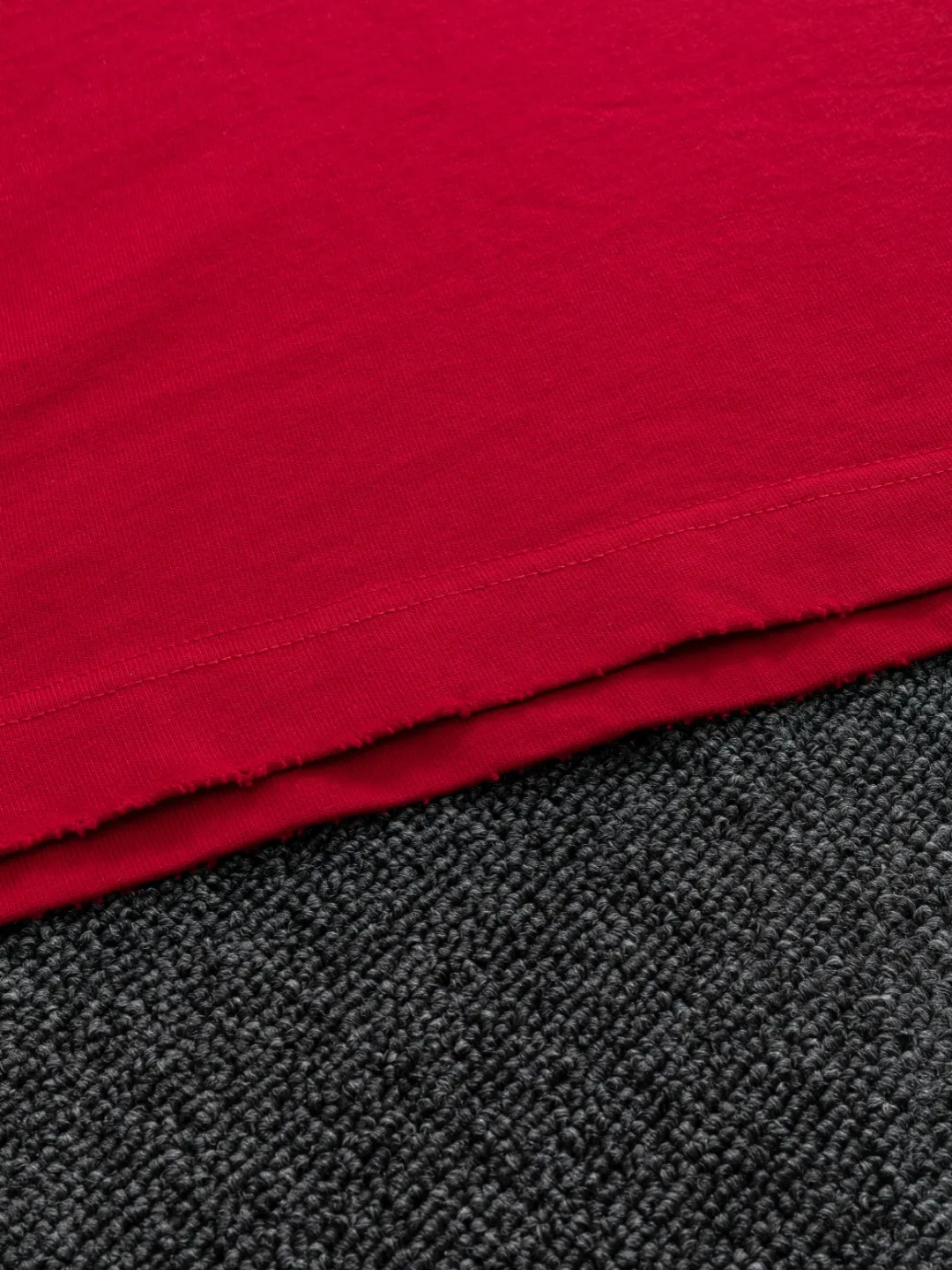 P100✨🔥 [BALENCIAGA] 2026FW short-sleeved T-shirt Premium 26s double yarn 300g fabric embroidery fraying process Color: Black White Red Size: S M L XL 2XL
